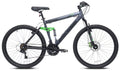 Genesis V2100 Men's Dual Suspension Mountain Bike, 26in, Slate Gray
