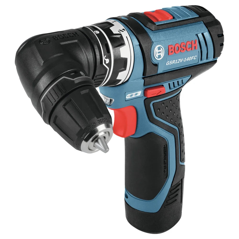 Bosch Refurbished Cordless Drill Driver 12V 2Ah 265In-Lbs 1300RPM 5 Piece - GSR12V-140FCB22