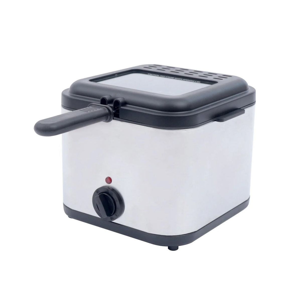 DENEST Stainless Steel Electric Deep Fryer With Basket, 1KW, 2.5L