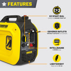 Champion Power Equipment 2500-Watt Ultralight Portable Inverter Generator With Quiet Technology And CO Shield