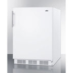 Built-In Undercounter All-Refrigerator, 5.5 Cu.Ft., 24 in Footprint, White