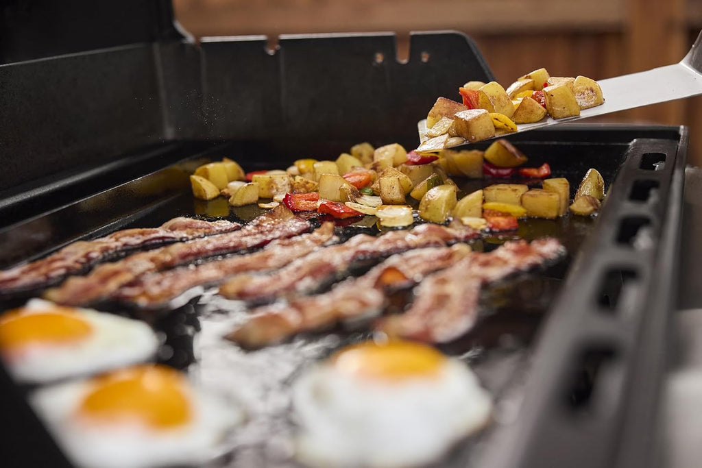 Weber Outdoor Griddle Insert, Full-Size Pre-Seasoned Carbon Steel - Spirit And Searwood