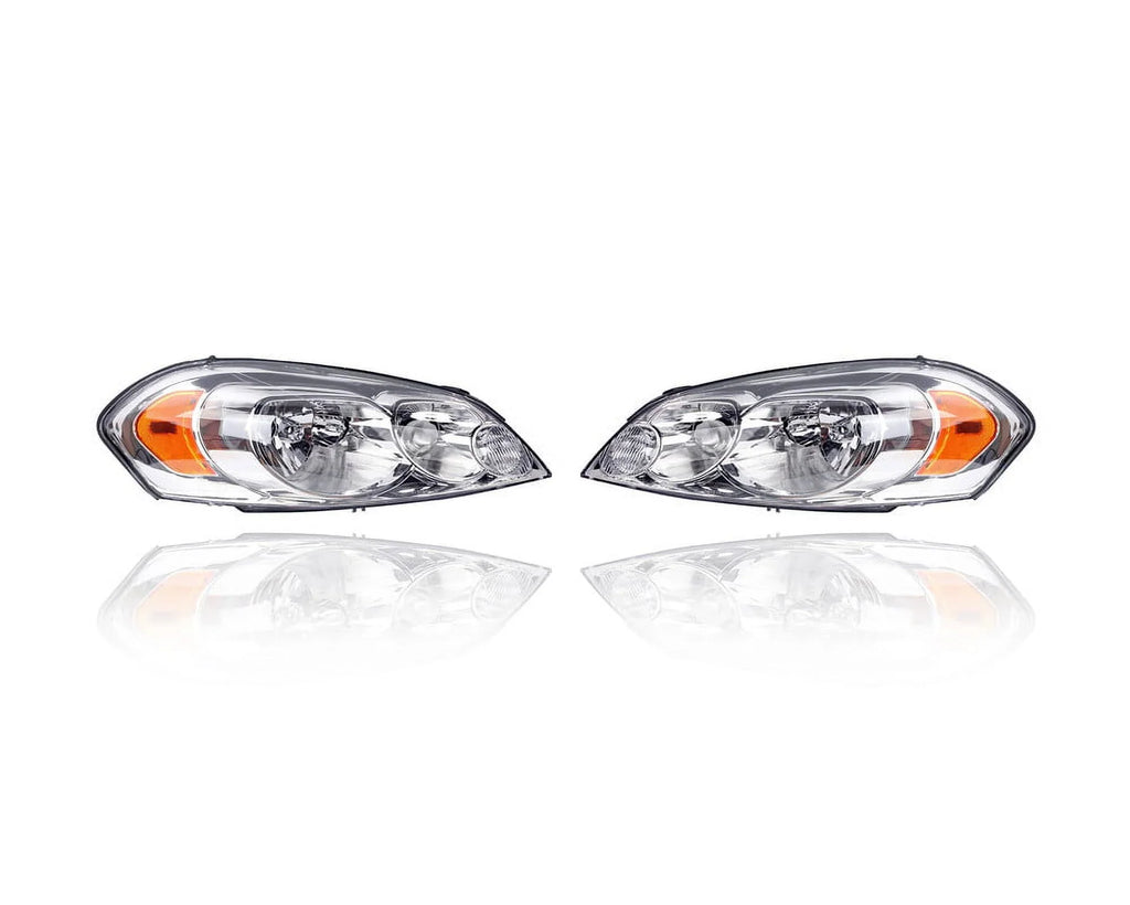DEPO Headlight Assembly Pair for Chevrolet Impala and Monte Carlo - 25958360, 25958359