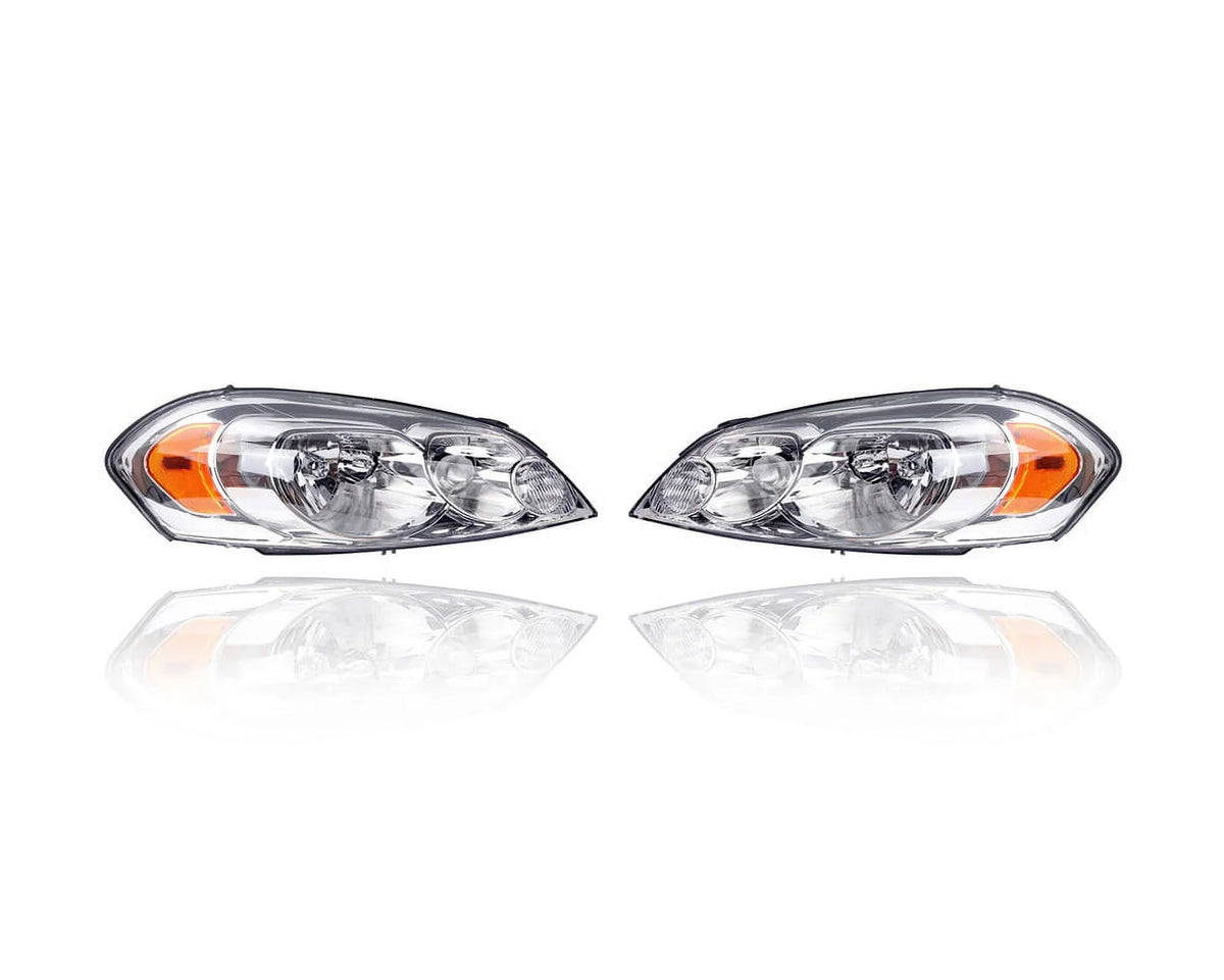 DEPO Headlight Assembly Pair for Chevrolet Impala and Monte Carlo - 25958360, 25958359