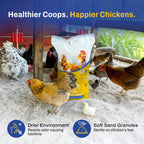 Chicken Sand Odor Eliminating Coop Bedding, 50 Lb Bag, 8 Pack