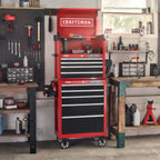 2000 Series 26-in W x 36.5-in H 5-Drawer Steel Rolling Tool Cabinet - Red
