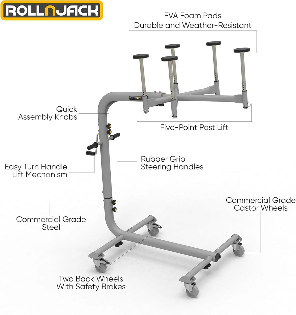 RollnJack Hardtop Remover Lift For Jeep Wrangler - One-Person System