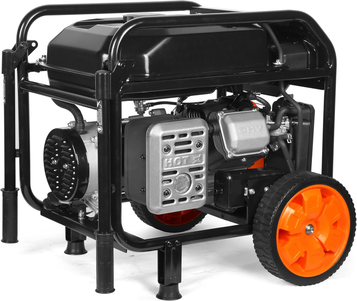 WEN 5600-Watt Portable Generator, Electric Start, 224cc, Transfer-Switch And RV-Ready - GN5602X
