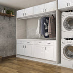 Design House Brookings Unassembled Shaker Base Kitchen Cabinet 36x34.5x24, White - 561407