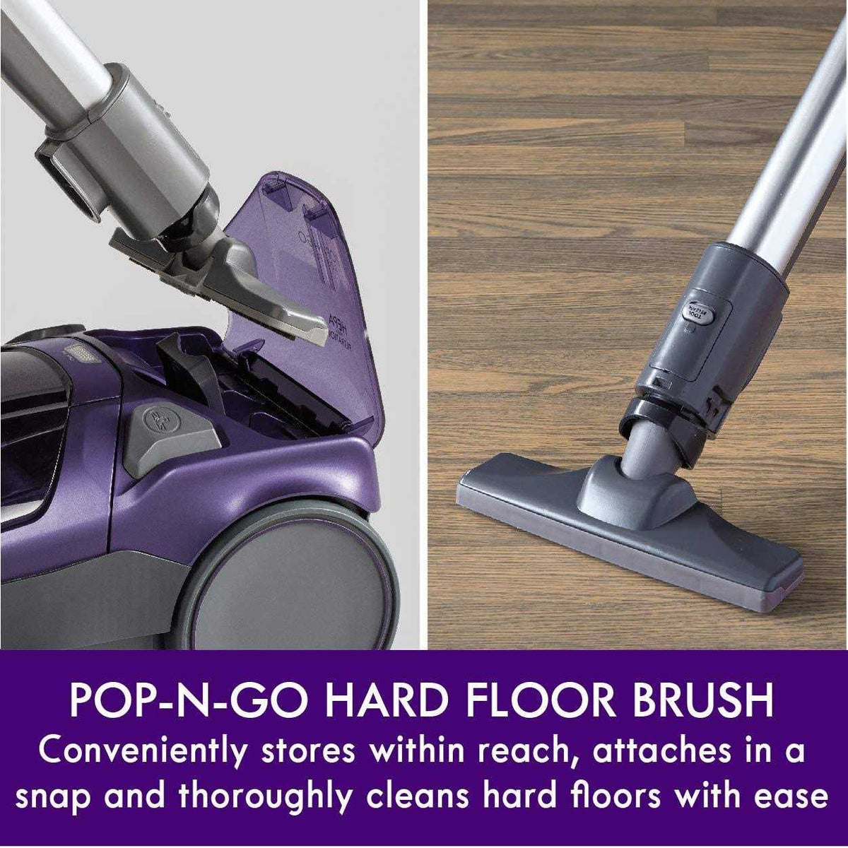 Kenmore 600 Series Bagged Canister Vacuum With Pet PowerMate, Purple - 81615