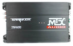 MTX 12in Dual Loaded Car Subwoofer Package With Sub Box, Amplifier And QPower Wiring Kit - TNP212D2