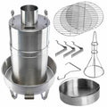 Orion Charcoal Cooker - Stainless Steel, 3 Cooking Grates