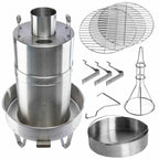 Orion Charcoal Cooker - Stainless Steel, 3 Cooking Grates