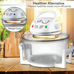 Nutrichef Halogen Oven Air Fryer Infrared Convection Cooker