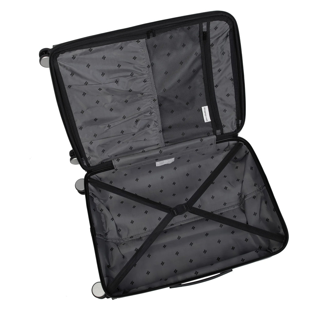 it luggage Legion 28 in Hardside Checked 8 Wheel Expandable Spinner Luggage, Asphalt Black