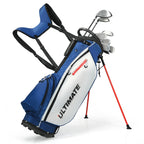 Costway Men's Complete Golf Club Set 10 Pieces With 460cc Alloy Driver