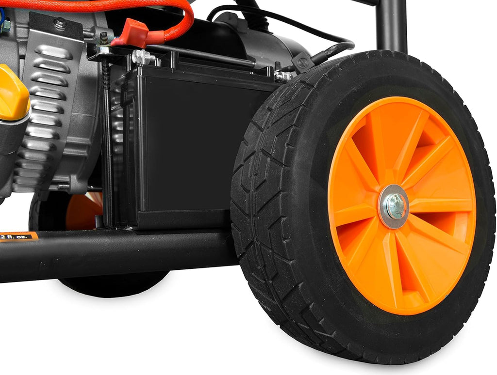 WEN Dual Fuel Portable Generator 4750-Watt 120V/240V With Wheel Kit And Electric Start - DF475T