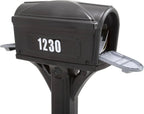 Simplay3 Dig Free Easy Up Classic Black Plastic Mailbox, 21.00 x 21.00 x 50.00 Inches - 42002R-04