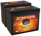 AGM Group 22 Deep Cycle Wheelchair Battery, 12V 60Ah, 2 Pack - VMAXMB96