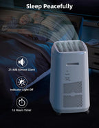 Nuwave Air Purifier, 2002 Sq Ft, White - OxyPure Zero