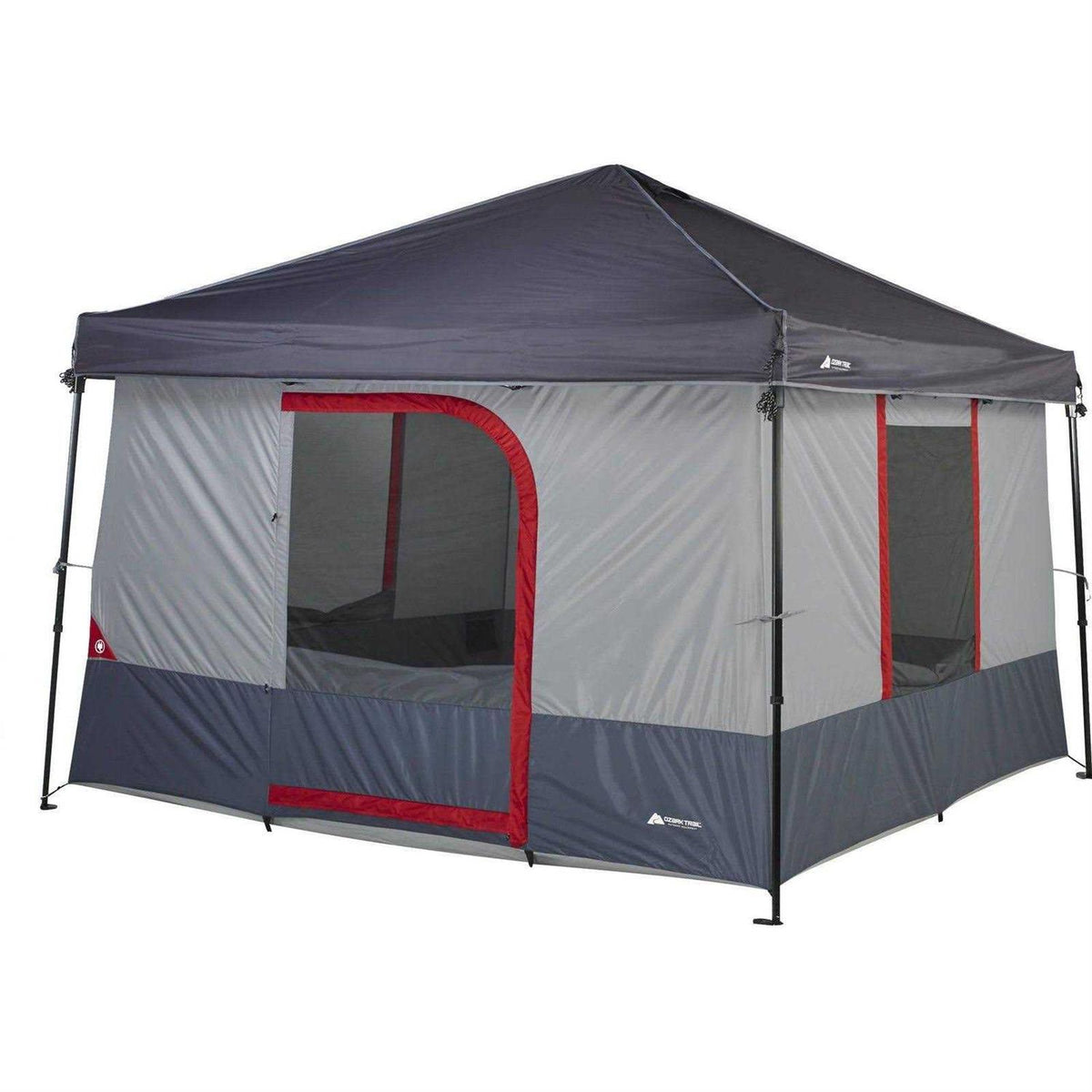 Ozark Trail Canopy Cabin Tent, 10-Foot By 10-Foot, Six-Person - ConnecTent