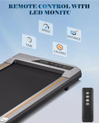 Naipo 2-in-1 Treadmill Walking Pad 2.5HP, 265 lb Capacity - LCD Display