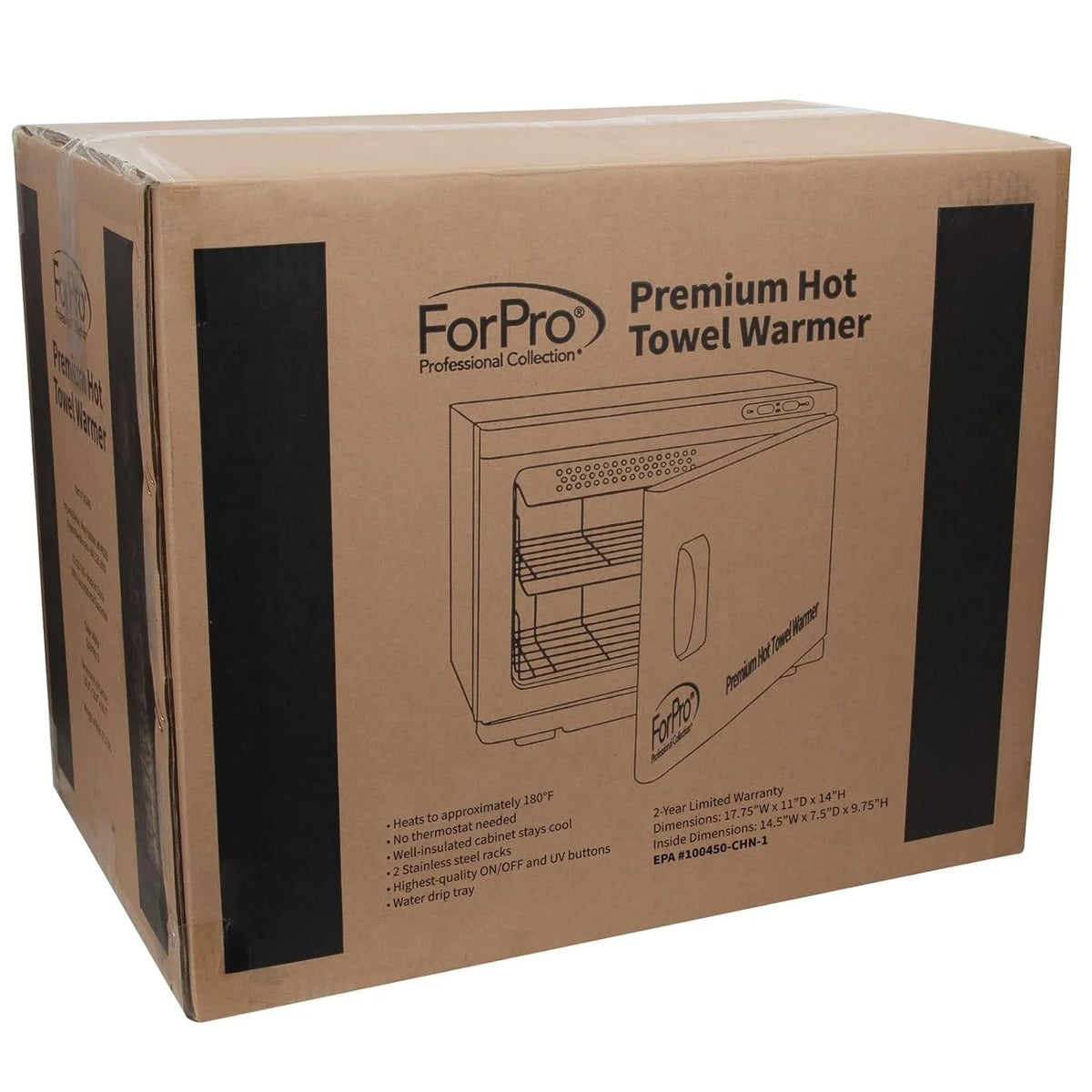 ForPro Premium Hot Towel Warmer, 23L Capacity, White