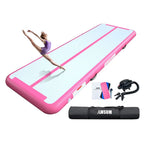 AWSUM Inflatable Air Gymnastics Training Mat, 10 ft, 13 ft, 16 ft, 4 inches Thick - With Electric Pump