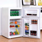 3.2 Cu. Ft. 2-Door Compact Refrigerator With Freezer - Black, Gray Or White