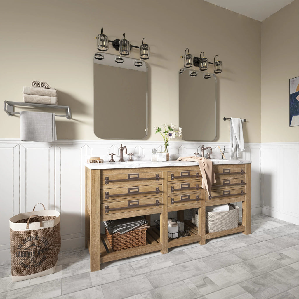 Aluminum Alloy Rounded Corner Wall Vanity Mirror