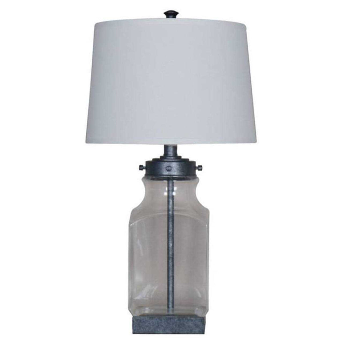 Ashley Furniture Table Lamp With Smoky Glass Base - L428034