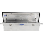 UWS Low Profile Aluminum Truck Tool Box With Stainless Steel Handles - Pickup Bed Storage Chest