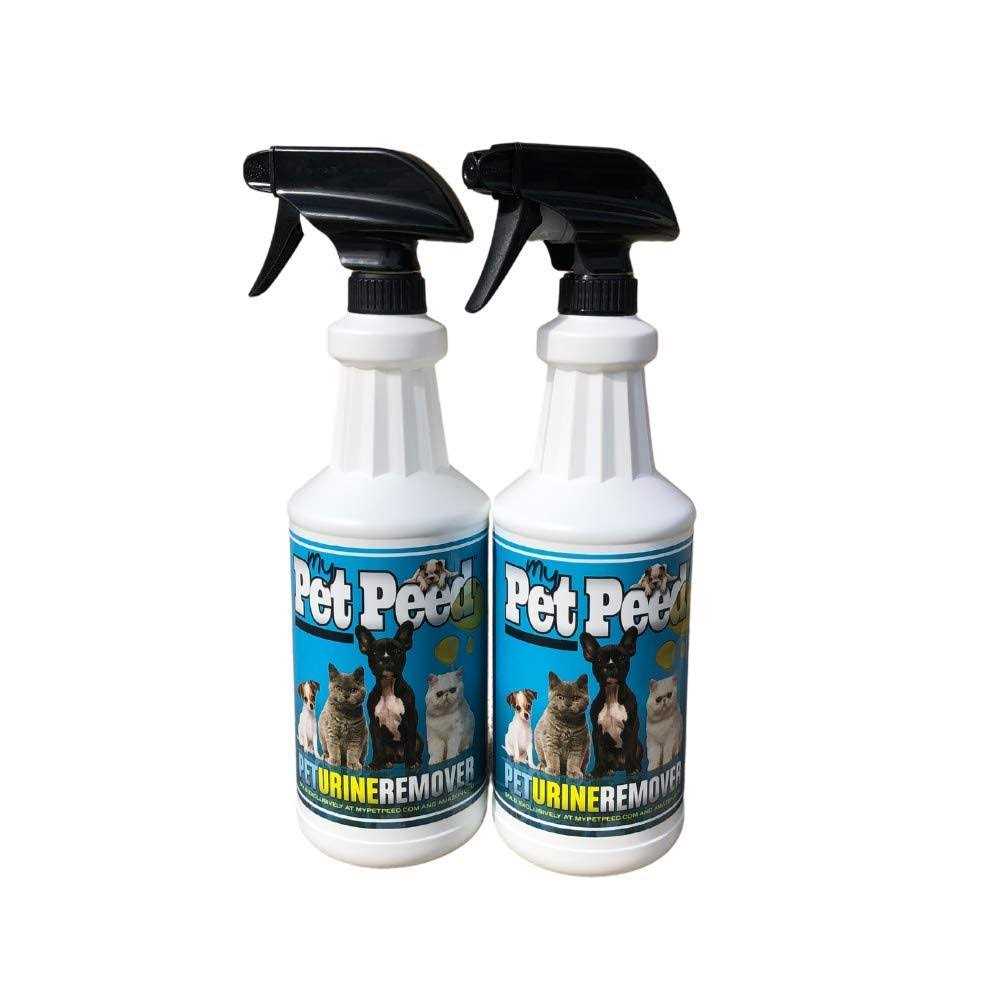 My Pet Peed Pet Stain And Odor Remover - Two Pack, 32oz Spray Bottles