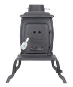 US Stove Cast Iron Wood Stove, 900 Sq. Ft. - US1269E