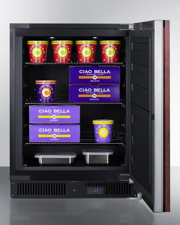 24 in Wide Built-In All-Freezer, ADA Compliant - Panel Not Included