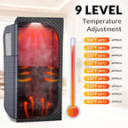 Personal Indoor Infrared Sauna Tent With Red Light Therapy, 9 Levels Up To 140F