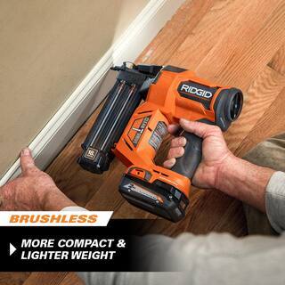 18V Brushless Cordless Brad And Finish Nailer Combo Kit With Battery And Charger