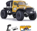 RocHobby Atlas 1/10 4WD 2.4Ghz RC Rock Crawler Truck, Yellow