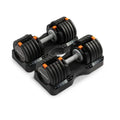 NordicTrack Select-A-Weight Adjustable Dumbbell Set, 55 lb Pair - Easy Dial-Select Mechanism