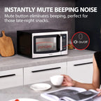 TOSHIBA 4-in-1 Countertop Microwave Oven, 1.5 Cu Ft, 1000W, Silver - ML-EC42P(SS)