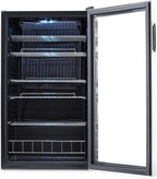 Beverage Refrigerator Cooler, 126 Cans, Right Hinge Glass Door - AB-1200