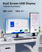 KAMRUI GK3Plus Mini PC 16GB RAM 512GB M.2 SSD - Intel Alder Lake N95
