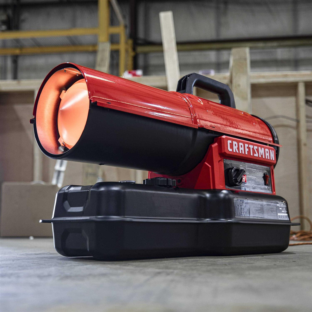 CRAFTSMAN Forced Air Kerosene Diesel Construction Portable Heater, 80,000 BTU - CMXEHAO80FAK