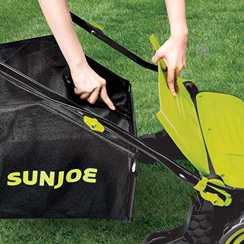 Sun Joe Electric Scarifier And Lawn Dethatcher With Collection Bag, 15-Inch