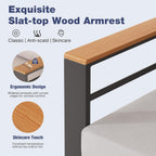 Aoxun Aluminum 7-Seat Patio Sectional With 5 in Cushions, Coffee Table And Waterproof Cover