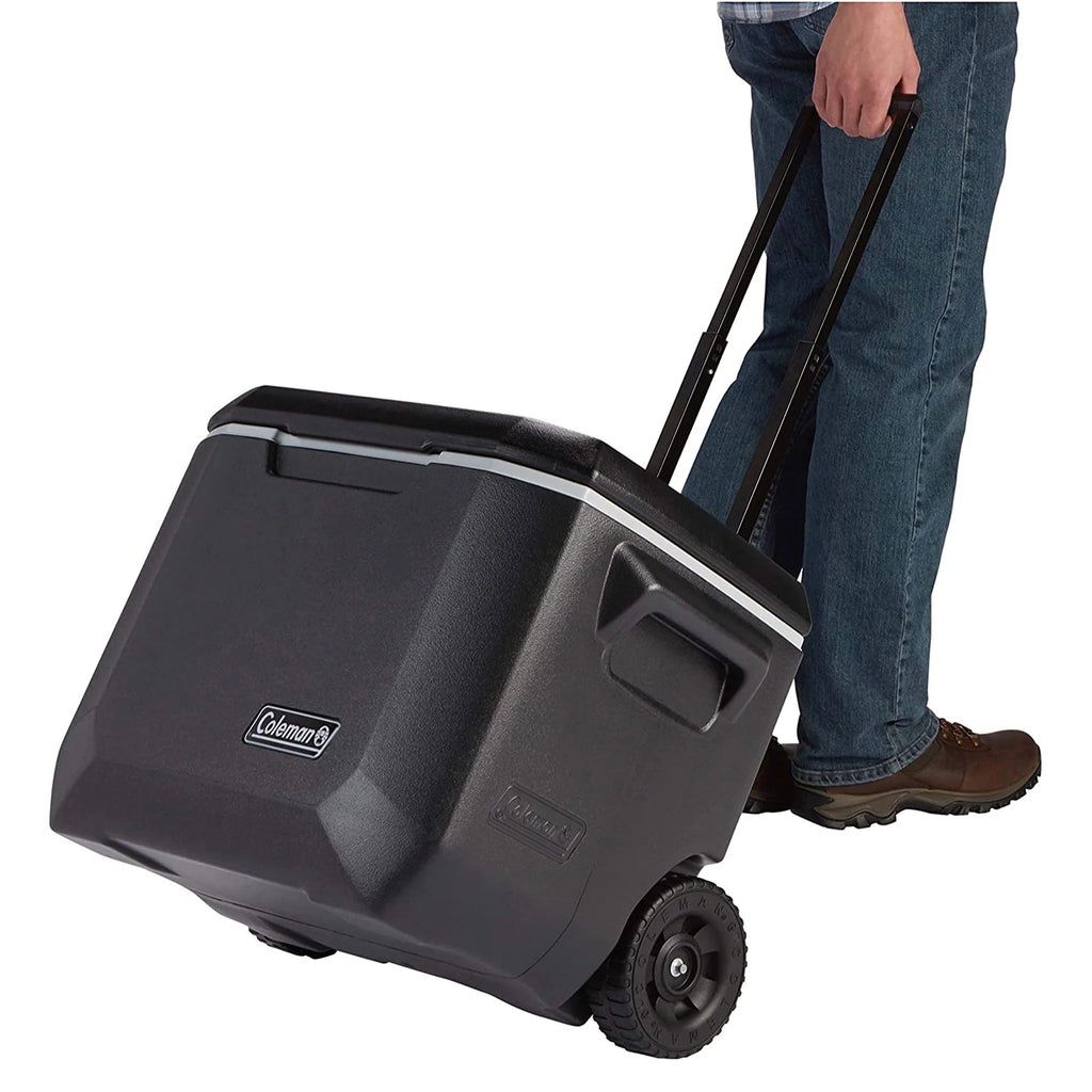 Coleman Xtreme 50 Quart 5-Day Hard Cooler With Wheels And Have-A-Seat Lid