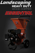 Gas-Powered Wood Chipper Shredder Mulcher, 7HP, 3600RPM