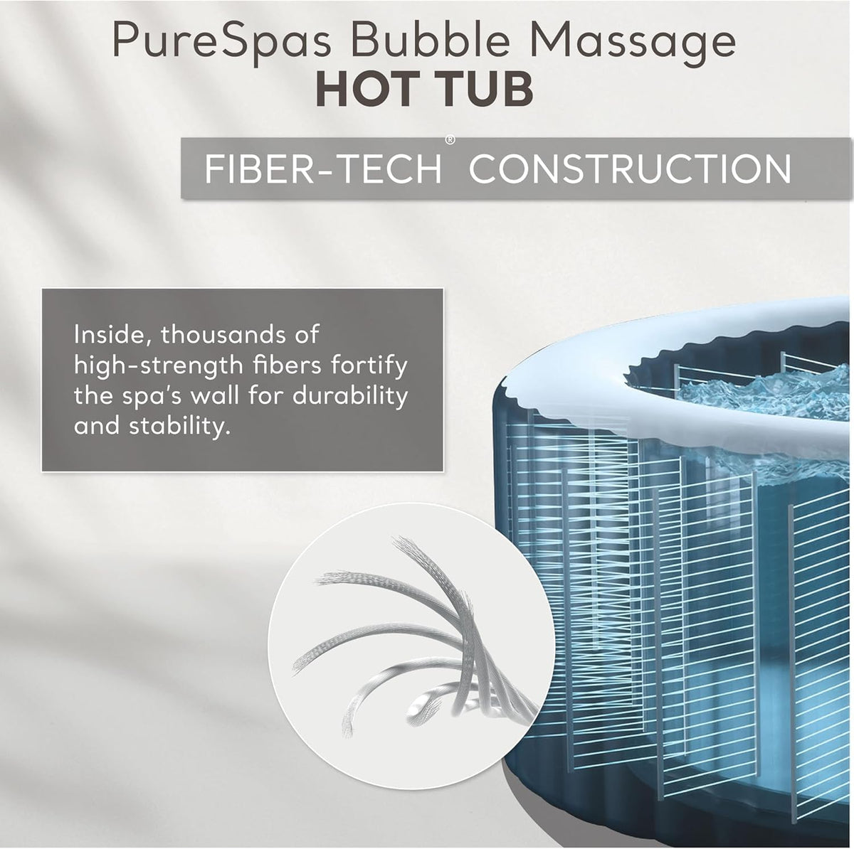 INTEX PureSpa Bubble Massage Spa Set, 4 Person, 77in x 28in - 28425EH