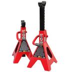 BIG RED 2 Ton Hydraulic Floor Jack Combo With 2 Jack Stands, Garage Creeper And Red Color - W8200