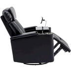 Power Home Theater Recliner Chair, 34.6 D x 38.2 W x 41.4 H, 110-160 Recline, 270 Swivel